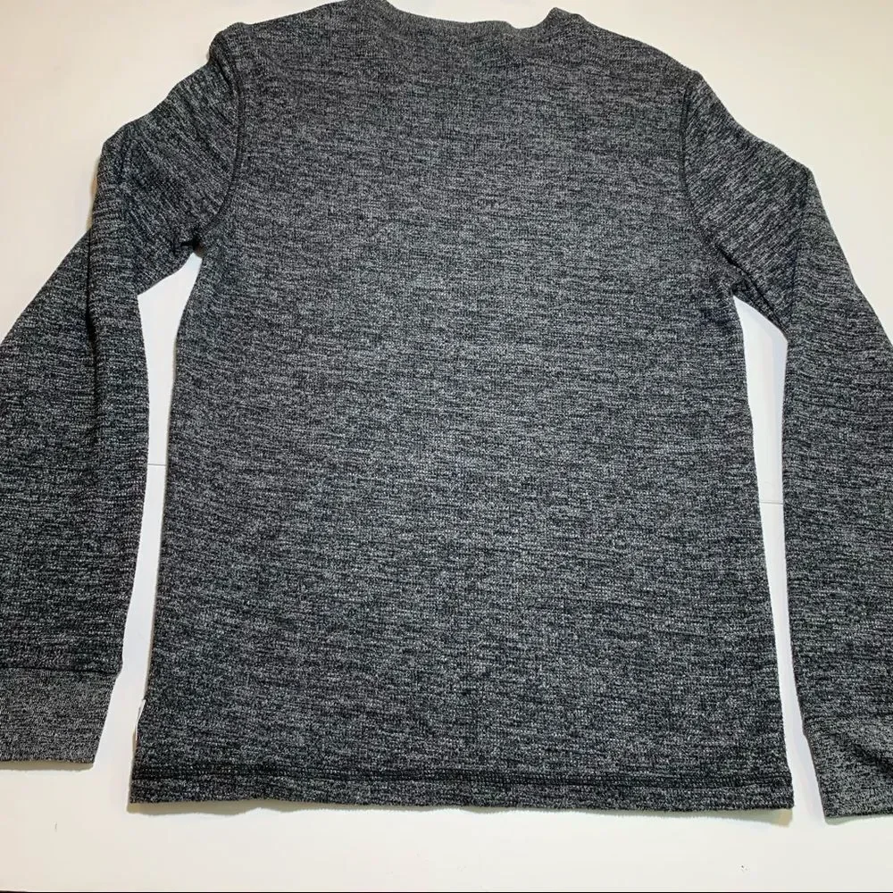 J. Crew Black Tweed Crewneck Long Sleeve Sweater‎ S